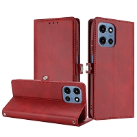 Moto G 5G 2025/2026/G Play 2026 Wallet Case Red