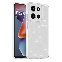 Moto G 5G 2025/2026/G Play 2026 Glitter Case White