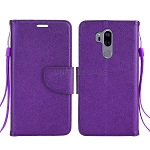 LG G7 ThinQ Wallet Case Purple