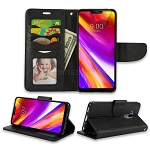 LG G7 ThinQ Wallet Case Black