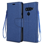 LG V40 ThinQ Wallet Case Blue