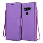 LG V40 ThinQ Wallet Case Purple