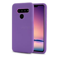 LG V50 ThinQ Triple Layer Hybrid Protective Case Purple/Purple