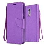 LG Stylo 5 Wallet Case Purple