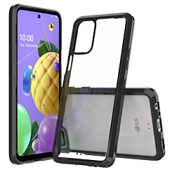 LG K52 Hybrid Case with Air Cushion Technology - BLACK