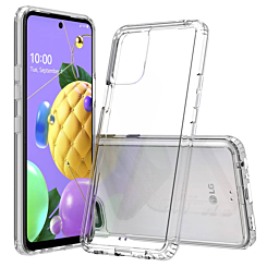 LG K52 Hybrid Case with Air Cushion Technology - CLEAR