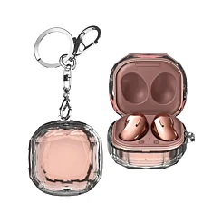 Galaxy Buds Pro / Buds 2 Pro / Buds 2 / Buds FE / Buds Live Transparent Plating Case (CLEAR) with Keychain