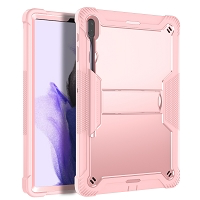 Samsung Galaxy Tab S8 Plus/S7 Plus/S7 FE DFAP Defender Case With Stylus Pen Slot Rose Gold