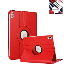 360 Degree Rotating Swivel Stand Case - RED for Galaxy Tab S10 Ultra / S9 Ultra / S8 Ultra (14.6")