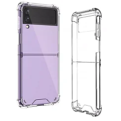 Galaxy Z Flip 4 Hybrid Case with Air Cushion Technology - CLEAR