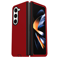 Galaxy Z Fold 5 Heavy Duty Case - RED & BLACK