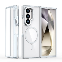 Samsung Galaxy Z Fold 6 Magsafe Transparent Lens Frame Case White