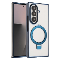 Samsung Galaxy Z Fold 7 Magsafe Ring Kickstand Case Blue