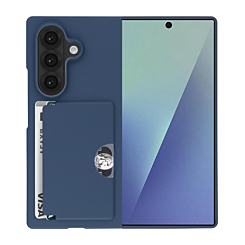 Shockproof Case with Card Holder Slot for Galaxy Z Fold 7 (BLUE)