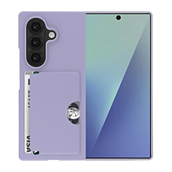 Shockproof Case with Card Holder Slot for Galaxy Z Fold 7 (PURPLE)