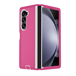 Heavy Duty Case for Galaxy Z Fold 7 (PINK & WHITE)