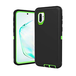 Heavy Duty Case for Galaxy Note 10 (BLACK & GREEN)