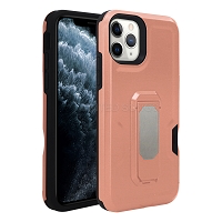 Samsung Galaxy Note 10 Heavy Duty Case With Kickstand & Card Holder Rose Gold
