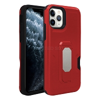 Samsung Galaxy Note 10 Heavy Duty Case With Kickstand & Card Holder Red