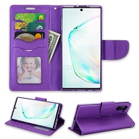 Samsung Galaxy Note 10 Wallet Case Purple