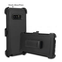 Samsung Galaxy Note 10 Plus Heavy Duty Case with Clip Black