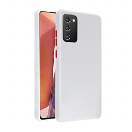 Hard PC Rear / Soft TPU Colorful Border Case - Style 1 for Galaxy Note 20