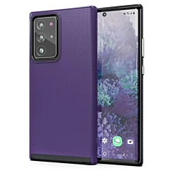 Galaxy Note 20 Ultra Shock Absorption Protective Dual Layer Case - PURPLE