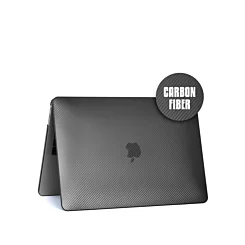 Carbon Fiber Protective Case (BLACK) for Macbook Pro 13.3 (A1706 / A1708 / A1989 / A2159 / A2289 / A2251 / A2338)