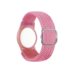 Airtag Wristband Nylon Watch Band - PINK