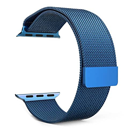 iWatch (38/40/41mm) Milanese Stainless Steel Band - BLUE