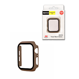 iWatch 38mm Hard PC Bumper Case with Tempered Glass - 8