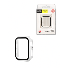 iWatch 38mm Hard PC Bumper Case with Tempered Glass - 6