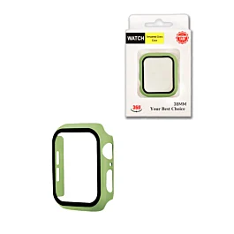 iWatch 38mm Hard PC Bumper Case with Tempered Glass - 5