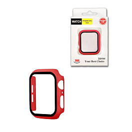 iWatch 38mm Hard PC Bumper Case with Tempered Glass - 4