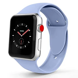 iWatch (42/44/45/49mm) Silicone Band - ASH BLUE