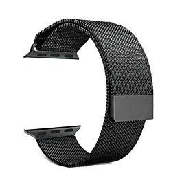 iWatch (42/44/45/49mm) Milanese Stainless Steel Band - BLACK