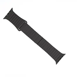 iWatch (42/44/45/49mm) Leather Loop Band with Magnet Closure - GREY