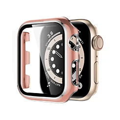 iWatch 42mm Shinny Hard PC Bumper Case - PINK & SILVER