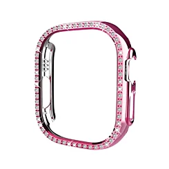 iWatch 49mm Stone PC Bumper Case - PINK