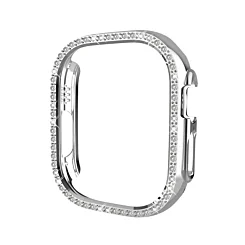 iWatch 49mm Stone PC Bumper Case - SILVER