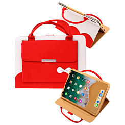 Smart Work Bag Style Case - RIBBON RED for iPad Mini 1 / 2 / 3 / 4 / 5