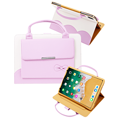 Smart Work Bag Style Case - RIBBON PINK for iPad Mini 1 / 2 / 3 / 4 / 5