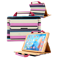Smart Work Bag Style Case - MIX COLOR PINK for iPad Mini 1 / 2 / 3 / 4 / 5