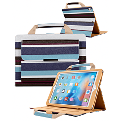 Smart Work Bag Style Case - MIX COLOR BLUE for iPad Mini 1 / 2 / 3 / 4 / 5