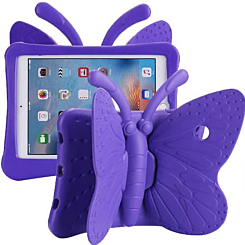 Butterfly Shockproof Kids Case - PURPLE for iPad Mini 1 / 2 / 3 / 4 / 5