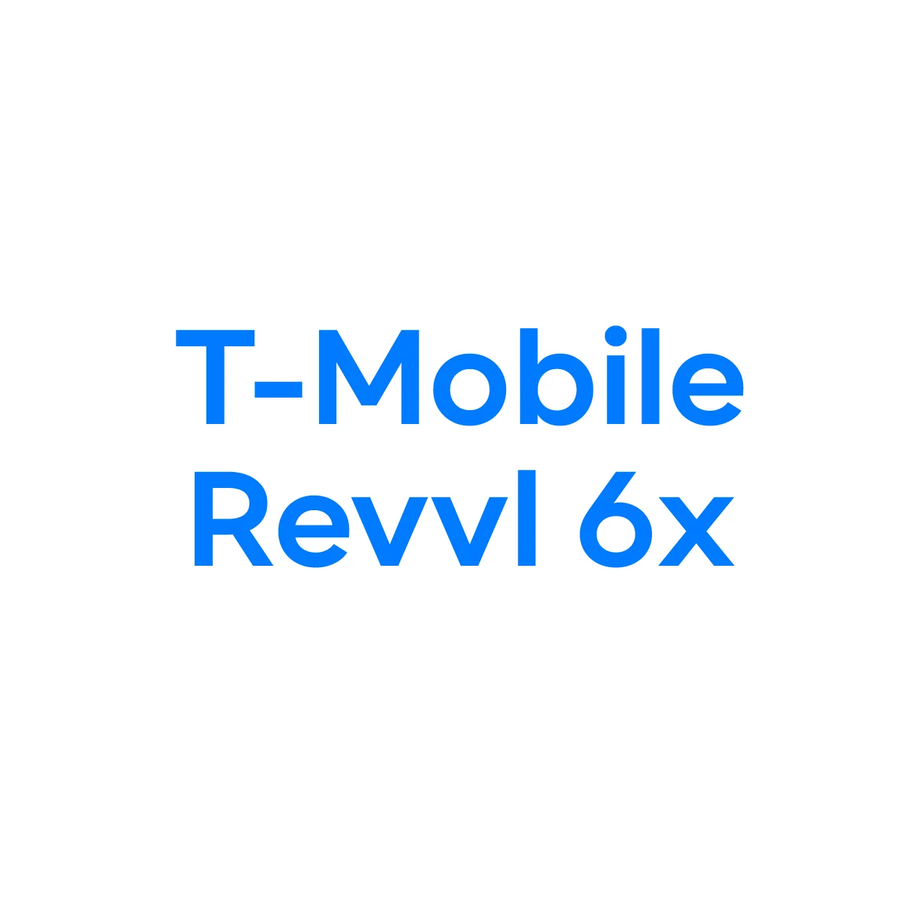 Revvl 6x Front Screen Replacement