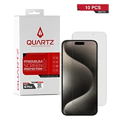10 Pack Premium Matte Tempered Glass 16 Plus