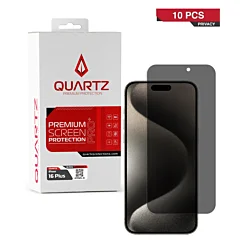 10 Pack Premium Privacy Tempered Glass 16 Plus