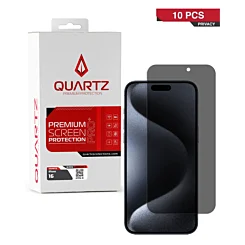 10 Pack Premium Privacy Tempered Glass iPhone 16