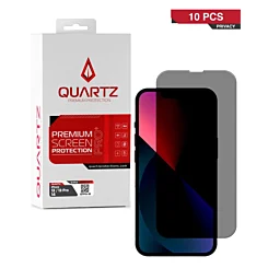 10 Pack Premium Privacy Tempered Glass for iPhone 13 / 13 Pro / 14 / 16e / 17e